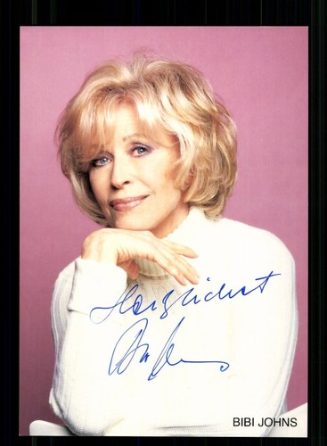 Bibi johns autogrammkarte - bibi,
