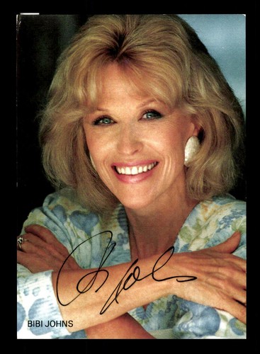 Bibi johns autogrammkarte - bibi,