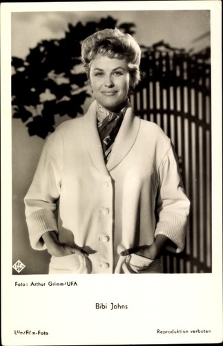 Schauspielerin bibi johns - ak,