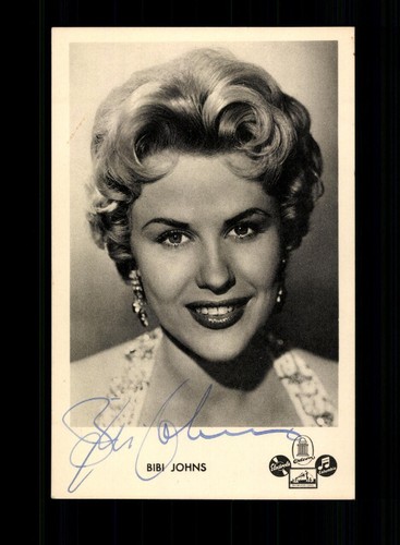 Bibi johns autogrammkarte - bibi,