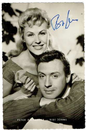 Bibi johns autogrammkarte - bibi, johns;
