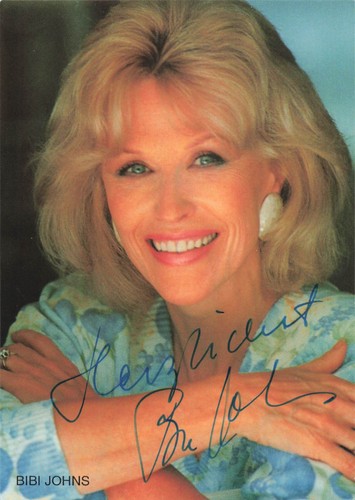 Bibi johns originalautogramm - johns,,