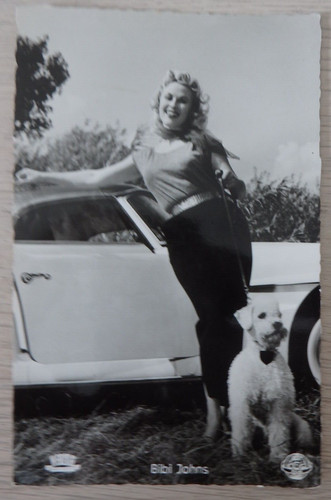 Foto autogrammkarte bibi johns - foto-autogrammkarte,