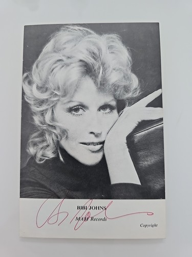 Bibi johns autogramm signiert - bibi,