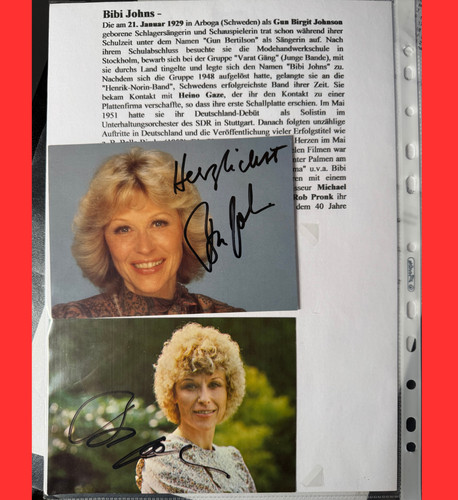 Bibi johns original signierte - johns,